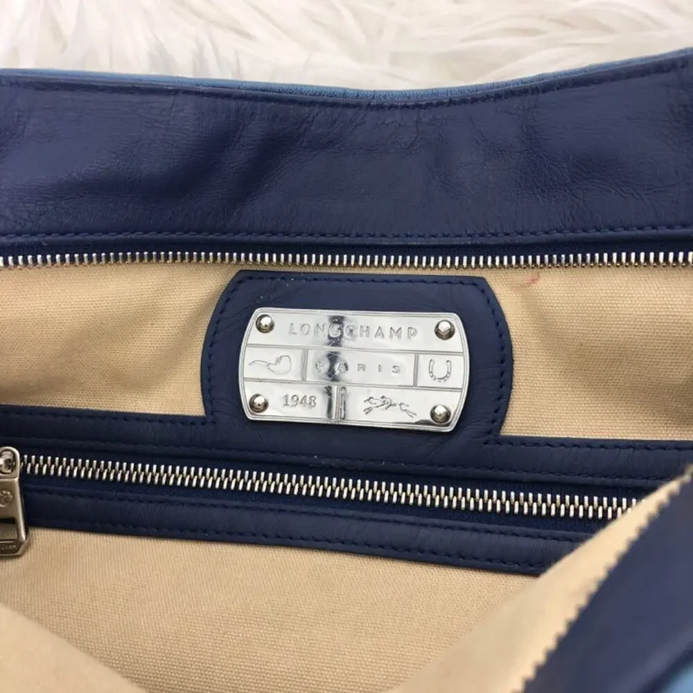 Longchamp Lm‎ Cuir Lagoon Zipper Tote Shoulder Bag